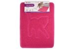კატის ტუალეტის ხალიჩა ვარდისფერი 35x48სმ / Litter tray mat for cats rosie fuchsia 35x48cm