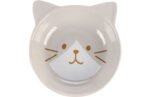 FEEDING AND DRINKING BOWL CAT KAPO CERAMIC GREY ROUND 280ML 13,5x4CM - Image 2