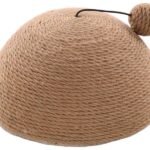 კატის საფხაჭნი ბურთით 26x14sm / Scratching dome veda beige dia 26x14cm