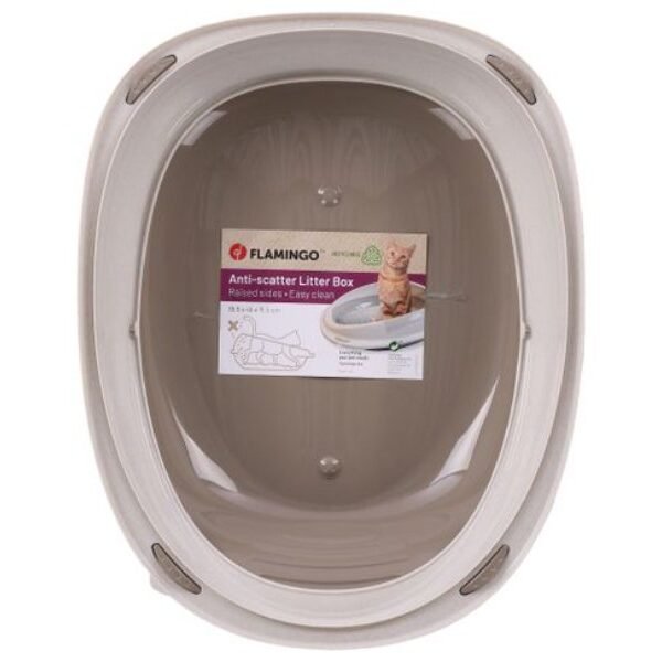 CAT LITTER BOX JOTA TAUPE S 35,5x45x15,5CM