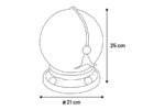 კატის საფხაჭნი ბურთი იზაბელა M 21სმ / Scratching ball with track isabella M diameter 21cm - Image 2