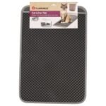 წყალგაუმტარი ხალიჩა კატის ტუალეტისთვის  61x41x1,3სმ / Cat litter matz grey 61x41x1,3cm