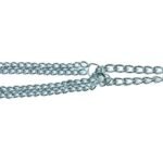 მოქაჩვის საწინააღმდეგო საყელო ორმაგი ჯაჭვით S 34-45სმ / Anti-pull collar Mio Silver with 2 rows of links S 34-45cm