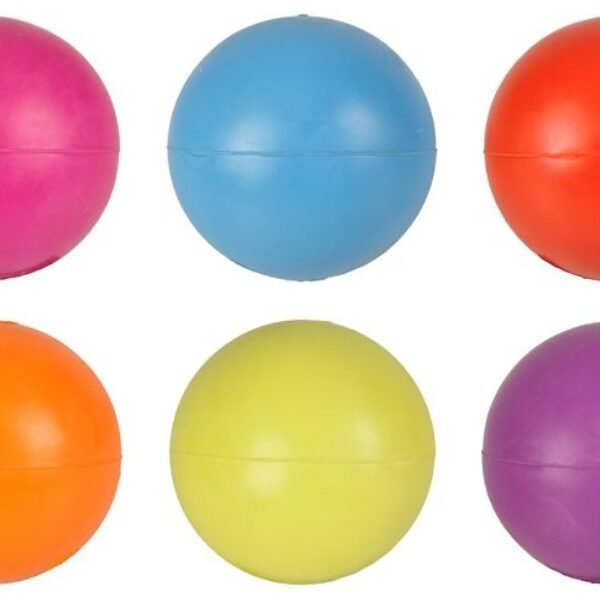 RUBBER BALL M 5CM ASS.