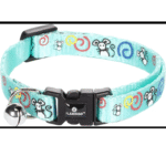 CAT COLLAR ZIGGI MOUSE MOTIF TURQUOISE 20-35CM 10MM