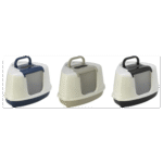 CAT TOILET CORNER THOR CLASSIC L 45x56x37CM კატის ტუალეტი დახურული
