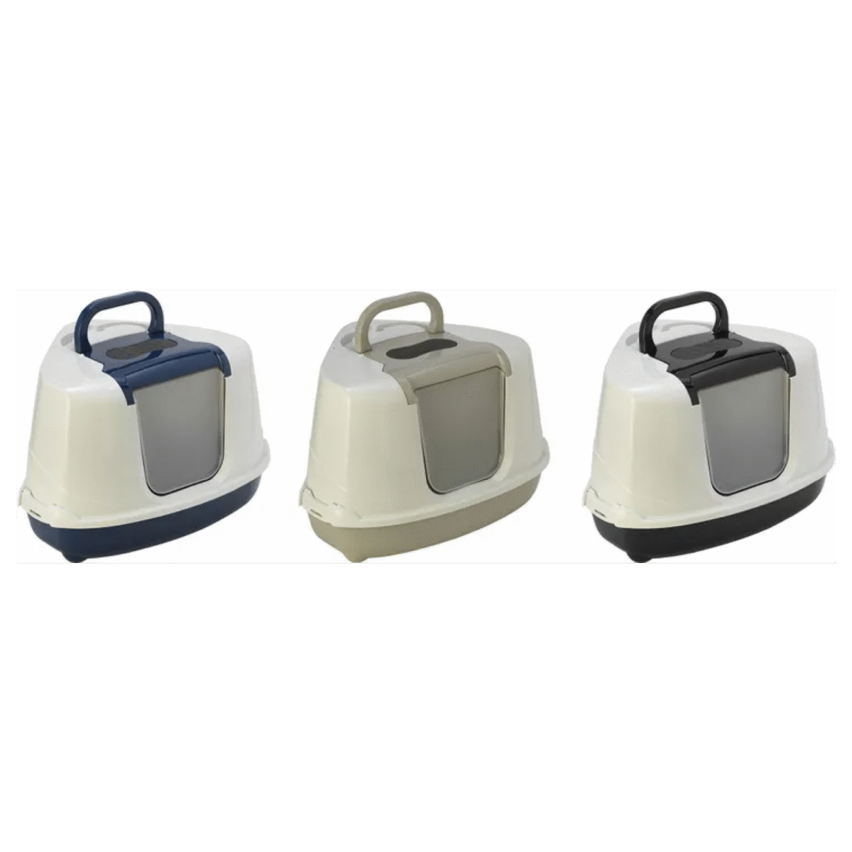 CAT TOILET CORNER THOR CLASSIC L 45x56x37CM კატის ტუალეტი დახურული - Image 1