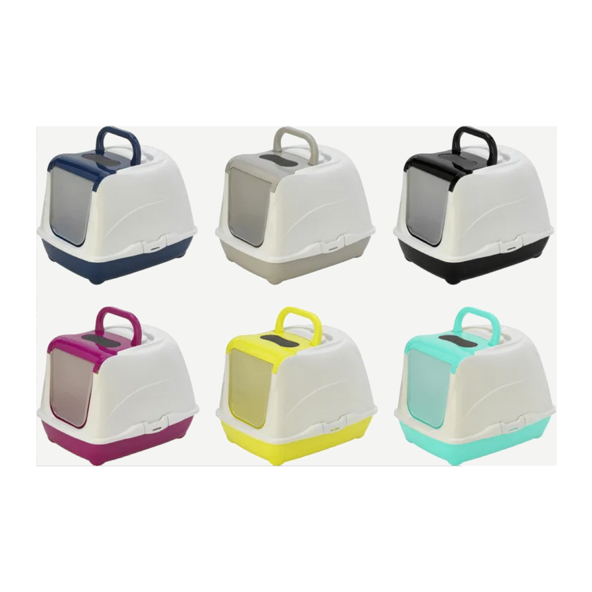 CAT TOILET LOKI HAWAI M 38x50x37CM კატის ტუალეტი დახურული - Image 1