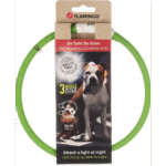 COLLAR LED NERA GREEN 20-70CM 16MM