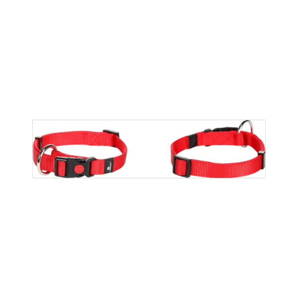 COLLAR ZIGGI RED M 40-55CM 20MM