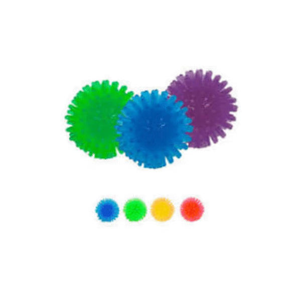 CT HEDGEHOG BALLS IN TUBE სათამაშო ზღარბის ბურთი