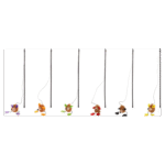 CT LENA CAT DANGLER HEDGEHOG + SOUND MULTI 51CM ASSORTMENT