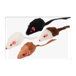 კატის სათამაშო თაგვები 11სმ / CT Lorry mouse mix 11cm assortment- tube