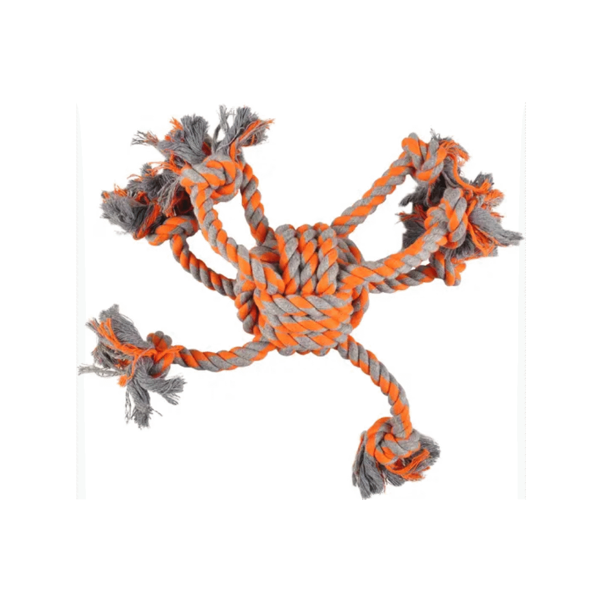 DT COTTON JAMES OCTOPUS ORANGE KNOTTED BALL DIA. 10/40CM - Image 1