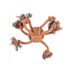 DT COTTON JAMES OCTOPUS ORANGE KNOTTED BALL DIA. 10/40CM