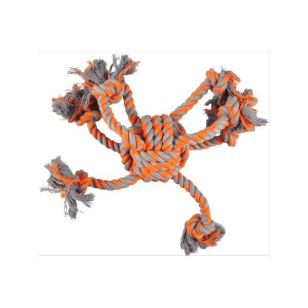 DT COTTON JAMES OCTOPUS ORANGE KNOTTED BALL DIA. 10/40CM