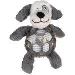 ძაღლის სათამაშო ფუმფულა ძაღლი - ნაცრისფერი 26სმ