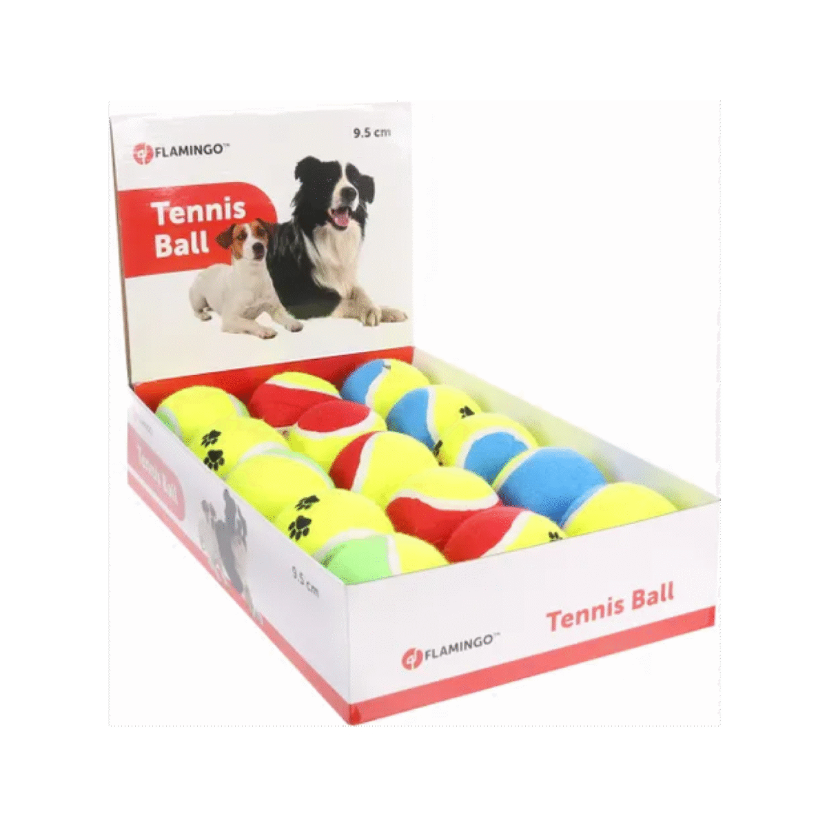 DT TENNIS BALL SMASH 9,5CM ASSORTMENT DISPLAY - Image 1
