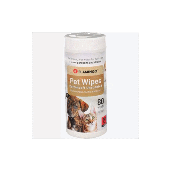 EAR - EYE - MUZZLE WIPE - 80PCS  ყურის და თვალის საწმენდი