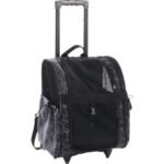ცხოველების გადასაყვანი ზურგჩანთა ბორბლებით შავი 32x29x52სმ / Smart trolley izzie black 32x29x52cm