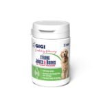 კალციუმით მდიდარი საკვები დანამატები სახსრების, ძვლოვანი ქსოვილის გასაძლიერებლად და ჯანსაღი ზრდისთვის 30 აბი. / GIGI Strong Joints & Bones 30tab