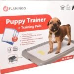 TRAINING PAD HOLDER FIFI GREY M + 10 PADS M სავარჯიშო ბალიში + საფენი