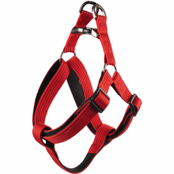 HARNESS STEP&GO JANNU RED L 40-70CM 25MM