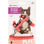 KITTEN HARNESS + LEASH AIWA 15-25CM 10MM ASSORTMENT