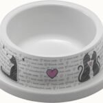 თასი კატებისთვის  საკვები/წყალი 350მლ