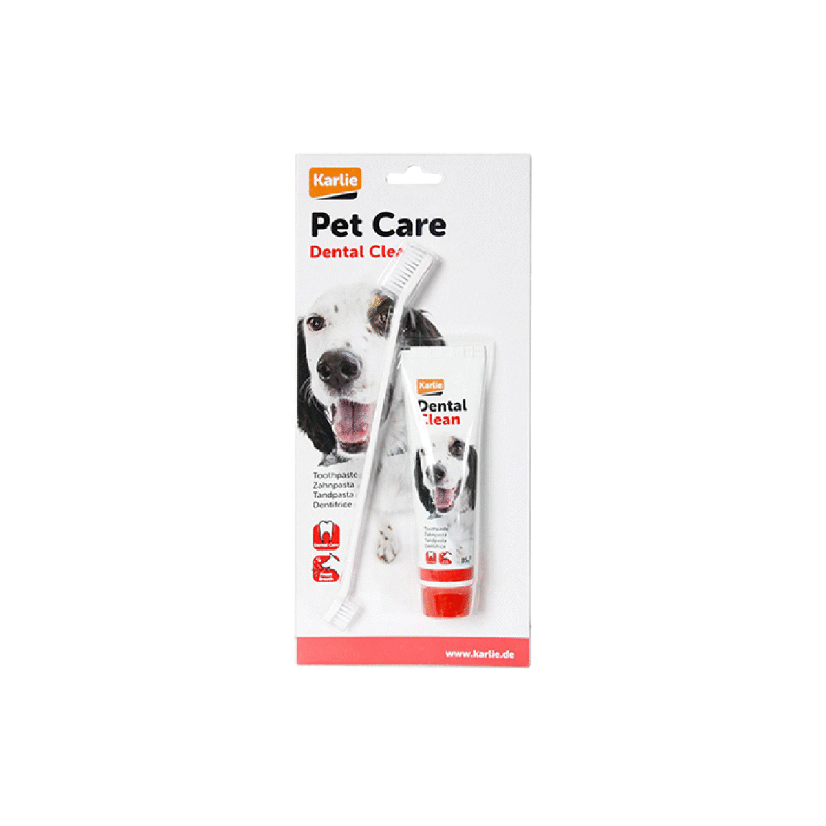 PETCARE TOOTHPASTE + TOOTHBRUSH კბილის პასტა ჯაგრისით - Image 1