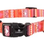 COLLAR SYB ORANGE/PINK/WHITE S 30-45CM 15MM