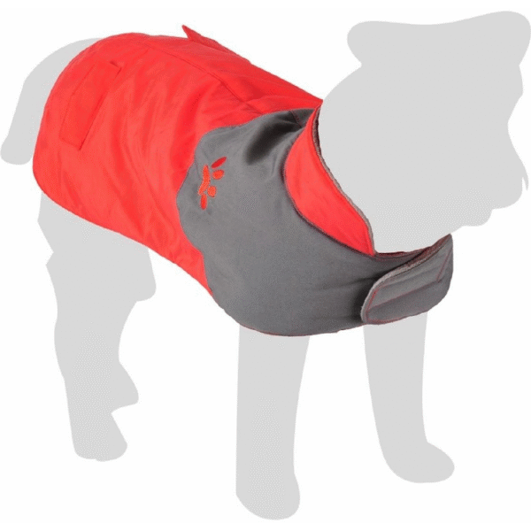 RAIN COAT JUNO RED 55CM ძაღლის ტანსაცმელი წითელი
