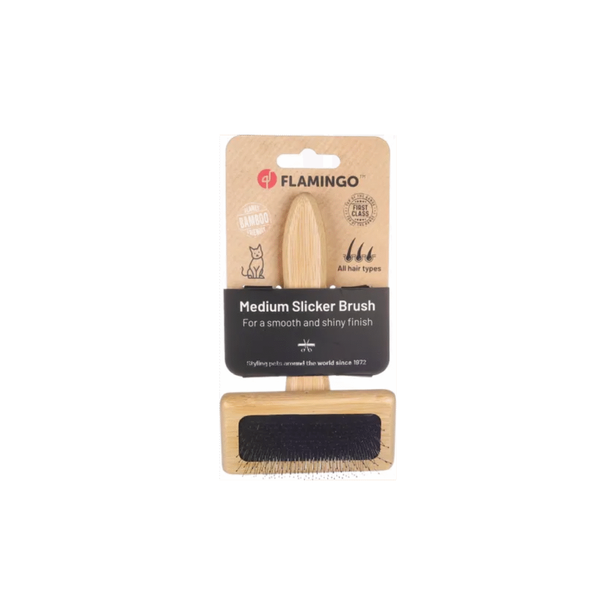 SLICKER BRUSH BABU S ძაღლის სავარცხელი - Image 1