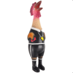 SOCCER LATEX CHICKEN REFEREE 24CM