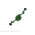 ძაღლის სათამაშო თოკი პიტნის არომატით 40სმ/ DT "Spiral" rope toy - mint flavor 40cm