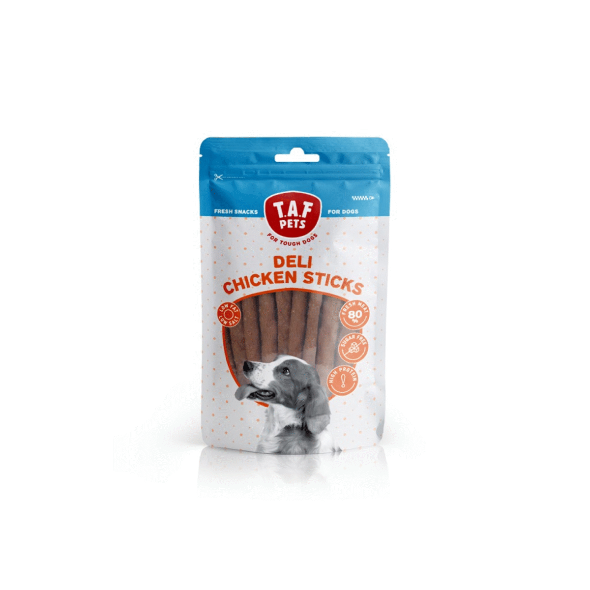 TAF PETS FRESH DOG TREATS GNAW CHICKEN STICKS 75 gr - Image 1
