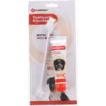 TOOTH PASTE DAFRA CHICKEN FLAVOUR + TOOTH BRUSH 8 კბილის პასტა ქათმის გემოთი