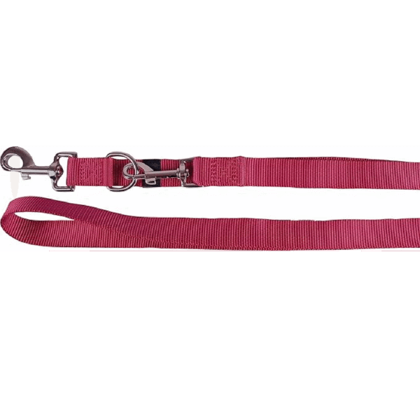 LEASH ODIN RED 120CM 20MM