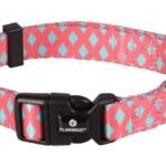 COLLAR SUE PINK/GREEN 40-55CM 20MM