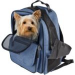 ცხოველების გადასაყვანი ზურგჩანთა ლურჯი 40x25x41სმ / Back pack wiro blue 40x25x41cm