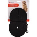 TRAINING- AND TRACKING LEASH ZIGGI BLACK 1500CM 20MM