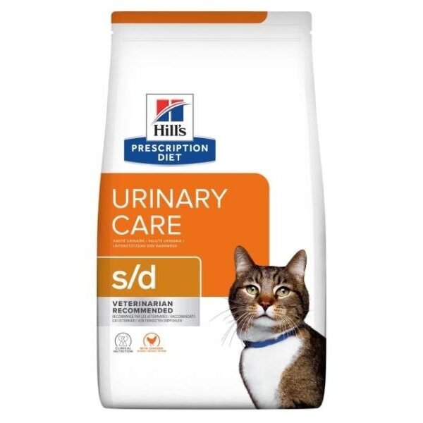 ჰილსი s/d  კატის მშრალი საკვები ქათმით 3კგ / Hill's Prescription Diet s/d Cat Food with Chicken 3kg