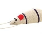 კატის სათამაშო-საფხაჭნი თაგვი 33სმ / Sisal mouse scratcher 33 cm