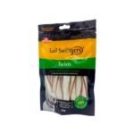 საღეჭი ჩხირები ქათმის ხორცით 9სმ 80გრ / Tailswingers chew twists with chicken 9cm 80gr
