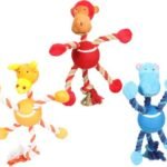 DT JOY PLUSH ANIMALS MULTI 31CM ASSORTMENT სათამაშო ჟირაფი/მაიმუნი