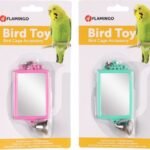 სარკე თუთიყუშისთვის ზარით / Toys for papakeets mirror sraight+bell