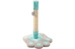 კატის სათამაშო-საფხაჭნი 28x28x42 სმ / Scratching tree cya 2 turquosie/grey 28x28x42cm
