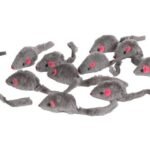 CT SHORTHAIRED MOUSE 5CM GREY 1/12PCS.