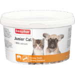 ბიაფარი საკვები დანამატი კნუტებისა და ლეკვებისთვის ჯუნიორ კალი 200გრ / Beaphar Junior Cal, 200g