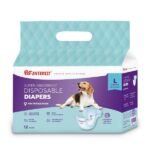 საფენები ძუ ძაღლებისთვის L 8.5-15 კგ 12ც / Pet diapers female  size: L 8.5-15kg 12pc